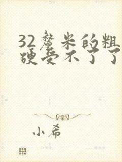 32厘米的粗长硬受不了了