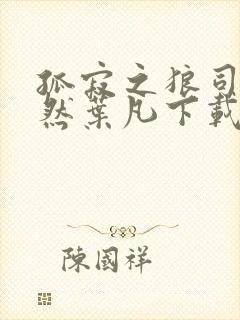 孤寂之狼司空嫣然叶凡下载