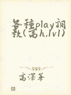 各种play调教(高h,1v1)