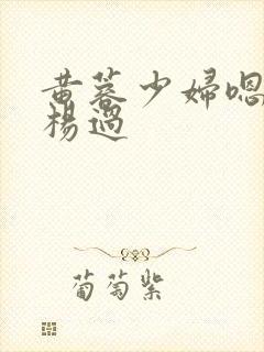 黄蓉少妇嗯轻一杨过