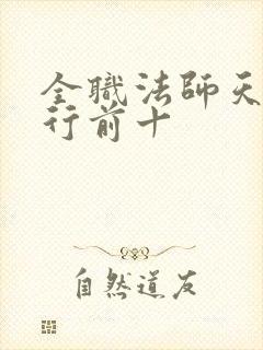 全职法师天赋排行前十