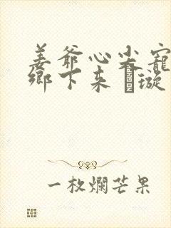 姜爷心尖宠她从乡下来 荢璇