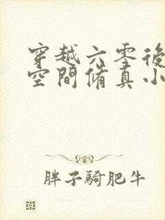 穿越六零后祖传空间修真小说