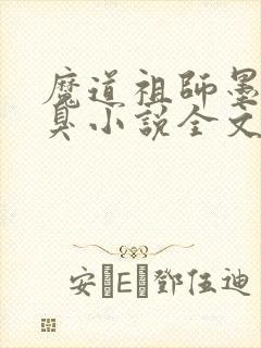 魔道祖师墨香铜臭小说全文下载