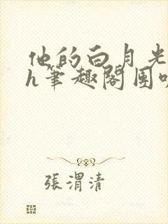 他的白月光hvh笔趣阁团叽叽