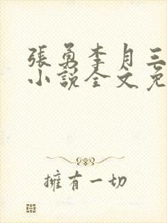 张勇李月三姐妹小说全文免费阅读封面