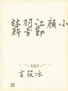林羽江颜小说最新章节