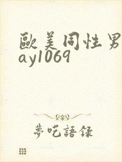 欧美同性男男gay1069