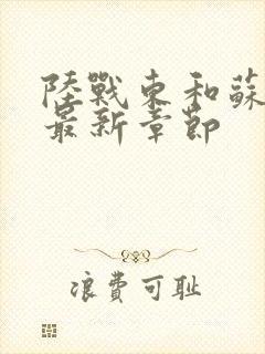 陆战东和苏灿的最新章节