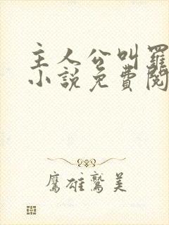 主人公叫罗铮的小说免费阅读笔趣阁