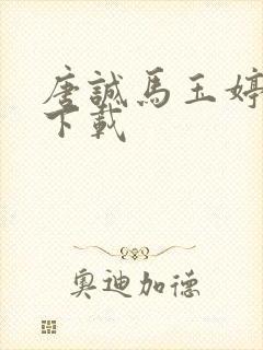 唐诚马玉婷小说下载封面