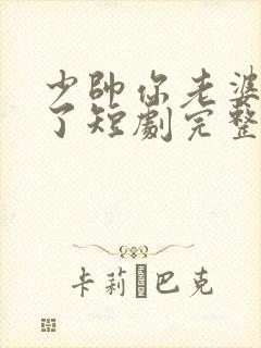 少帅你老婆又跑了短剧完整版