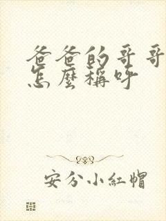 爸爸的哥哥老婆怎么称呼