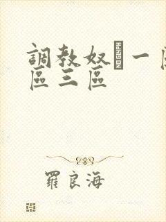 调教奴隷一区二区三区