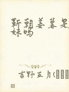 靳朝姜暮是亲兄妹吗封面