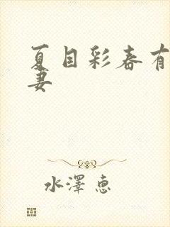 夏目彩春有码人妻