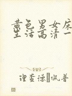 黄色男女床上性生活高清一级录像