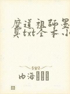 魔道祖师墨香铜臭txt全本小说