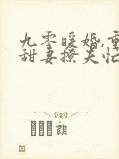 九零暖婚,重生甜妻撩夫忙封面
