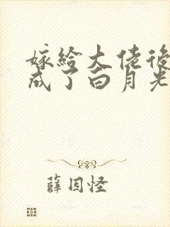 嫁给大佬后,我成了白月光的替身封面