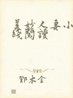 美妙人妻小说在线阅读