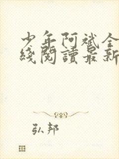 少年阿斌全文在线阅读最新章节免费阅读