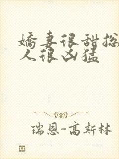 娇妻很甜总裁大人很凶猛