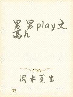 男男play文高h