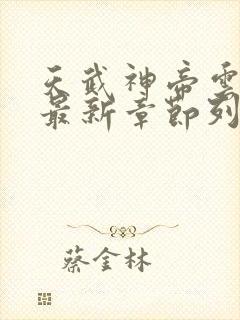 天武神帝云飞扬最新章节列表