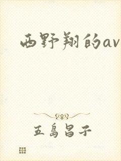 西野翔的av封面