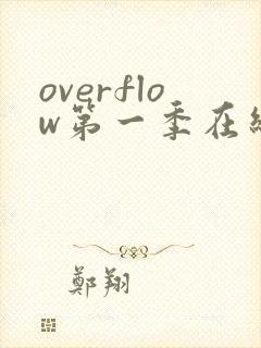 overflow第一季在线观看免费全集电视剧高清
