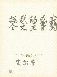 总裁的盛宠前妻全文免费阅读封面