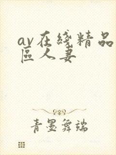 av在线精品一区人妻