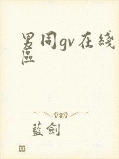 男同gv在线一区封面