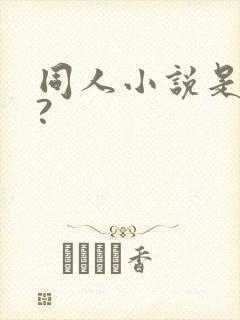 同人小说是什么?封面