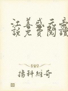 江善盛元帝的小说免费阅读无弹窗封面