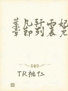 叶凡轩雨妃最新章节列表免费阅读封面