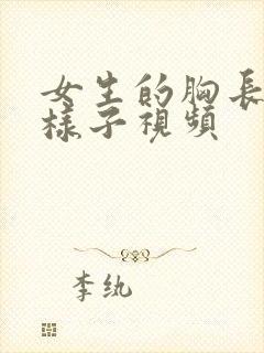 女生的胸长什么样子视频