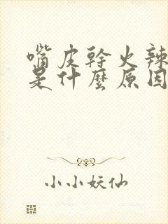 嘴皮干火辣辣的是什么原因