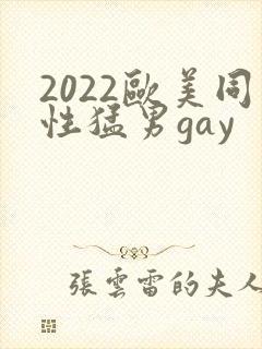 2022欧美同性猛男gay