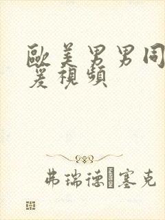 欧美男男同性做爰视频