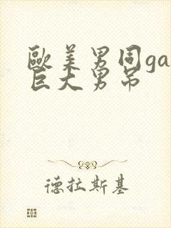 欧美男同gay巨大男吊