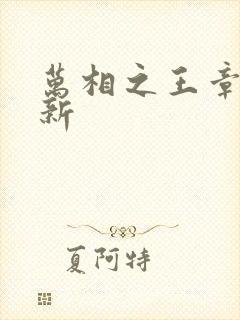 万相之王章节更新