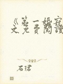 《第一婚宠》全文免费阅读