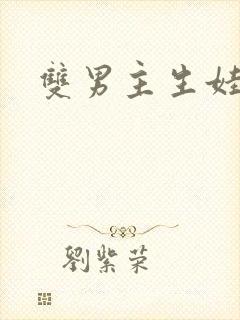 双男主生娃小说