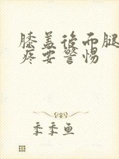 膝盖后面腿窝筋疼要警惕封面