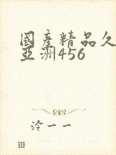 国产精品久久久亚洲456