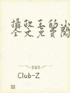 摄政王的小宠妃全文免费阅读