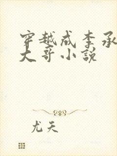 穿越成李承乾的大哥小说