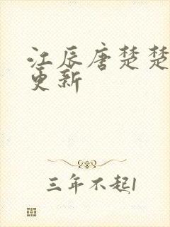 江辰唐楚楚今日更新